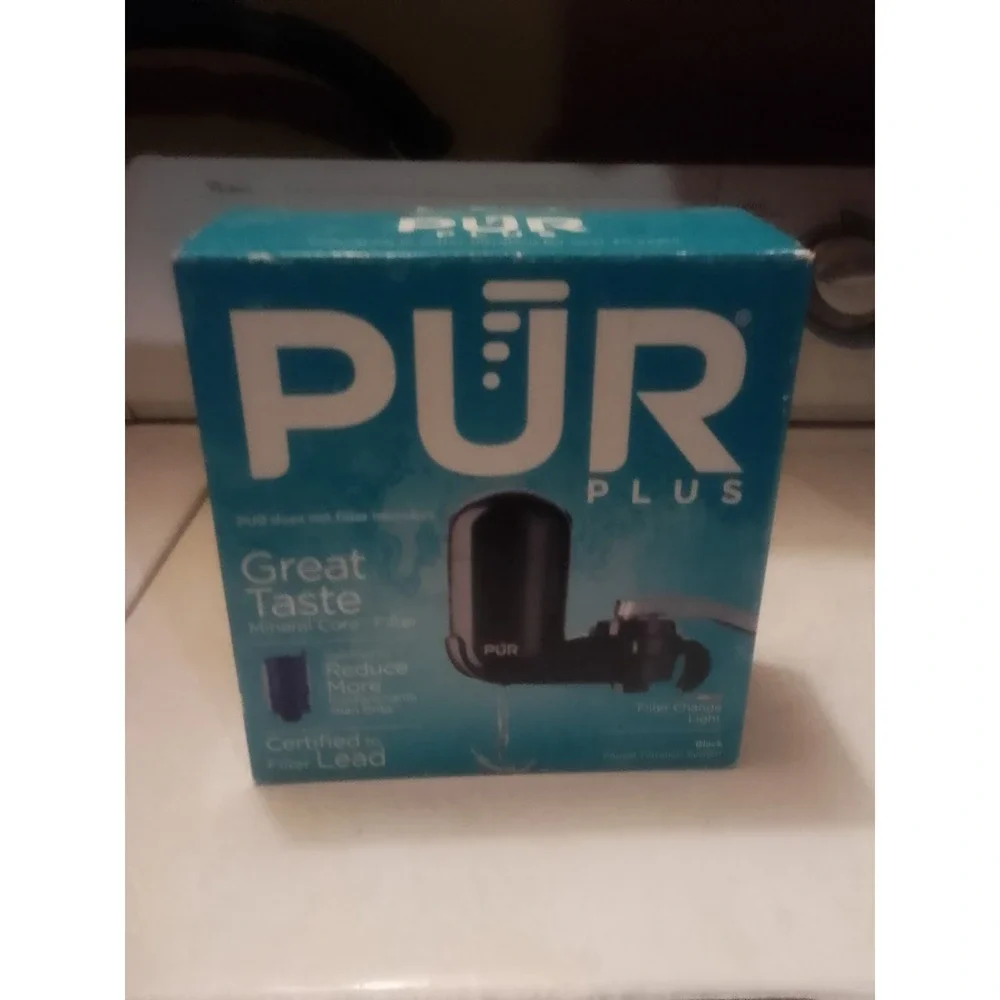 Pur Plus Black Faucet Filtration System Model FM2100B